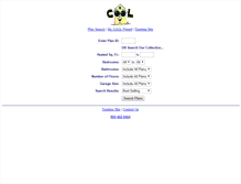 Tablet Screenshot of coolhouseplan.com